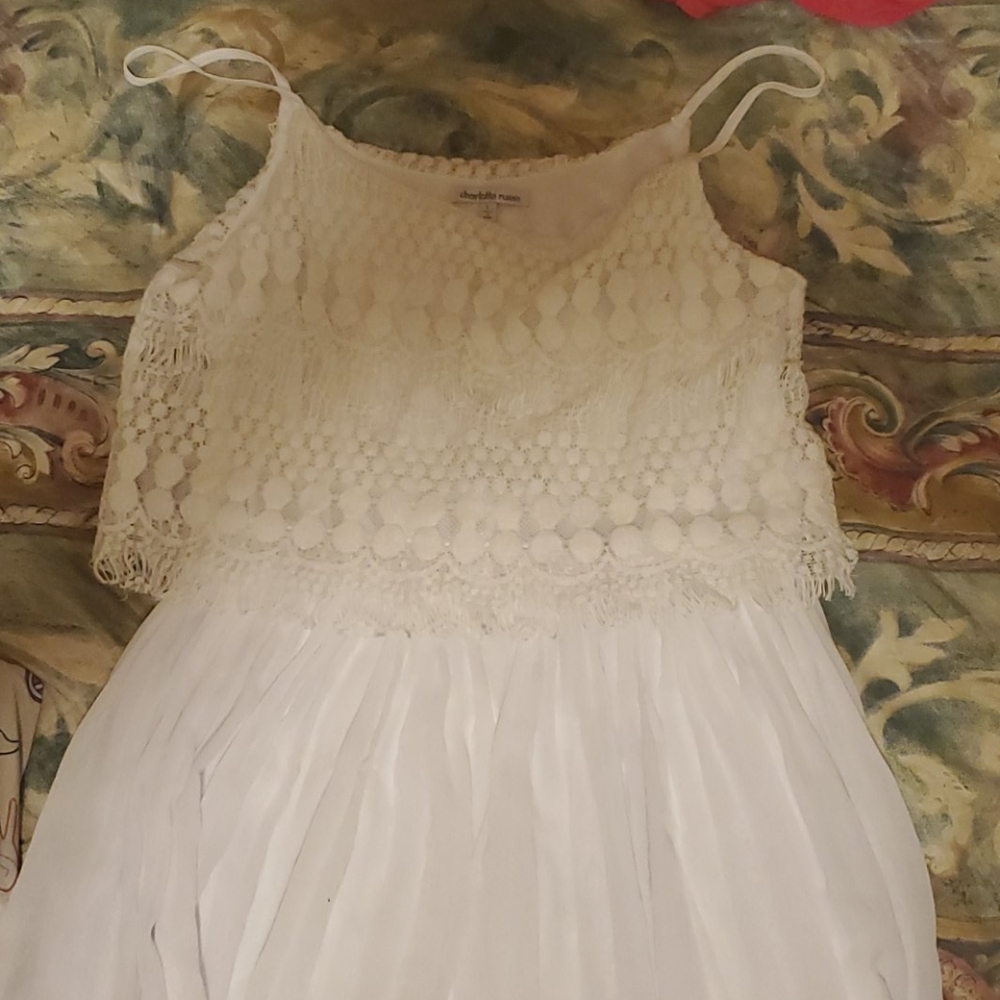 Charlotte  russe white dress
